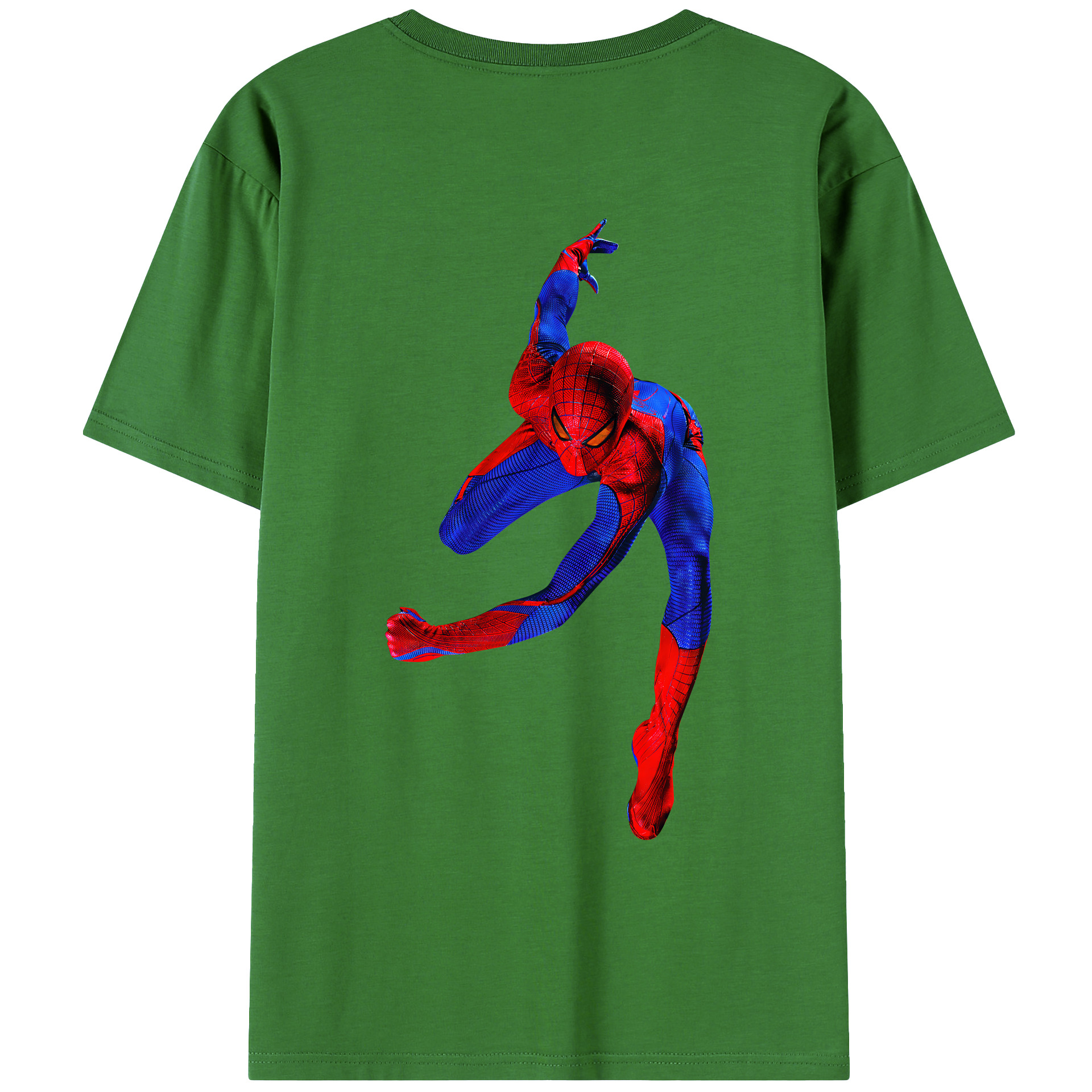 （画像用） Spider Man スパイダーマン レディース半袖Tシャツ(バックプリント)